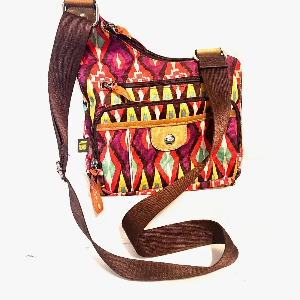 Lilly Bloom-Multi Color Lightweight Crossbody Purse/Bag-Adjustable Strap-Travel - Picture 2 of 16